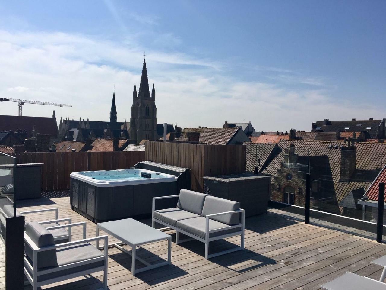 Luxurious Apartment In Nieuwpoort With Jacuzzi Eksteriør bilde